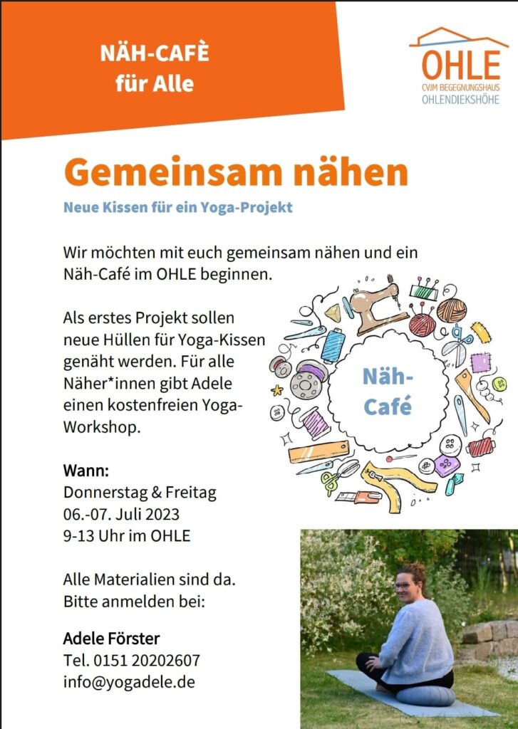 Einladung zum Näh Cafe